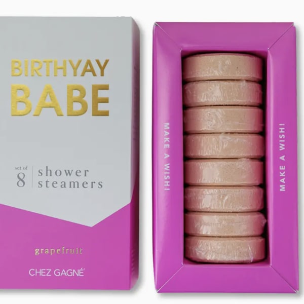 "Happy Birthyay Babe!" Aromatherapy Shower Steamers (Grapefruit)