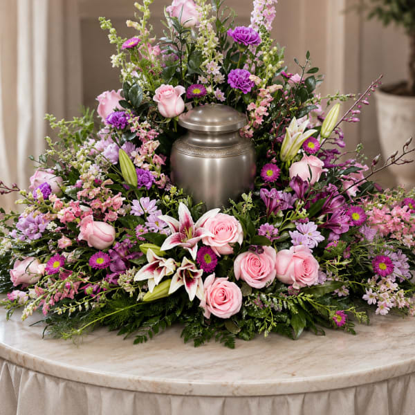 A Mothers Love Cremation Wreath