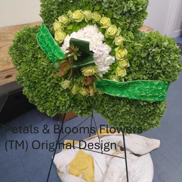 Custom Shaped Funeral Wreath's