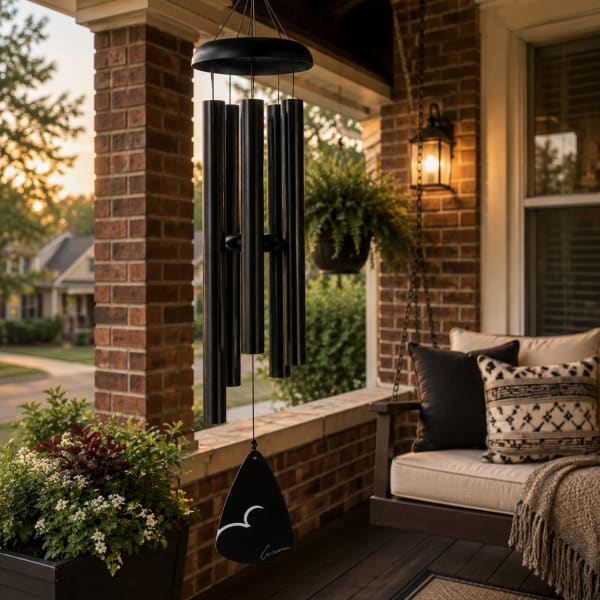 Black Fleck 36" Windchime 60356