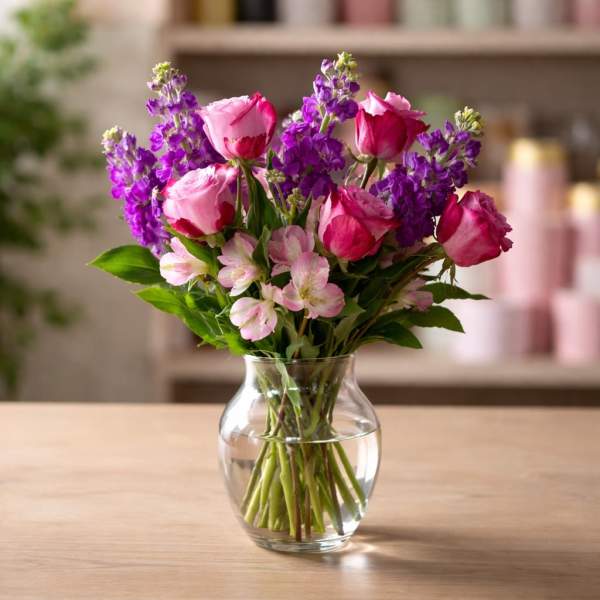 Purple Pink love Bouquet