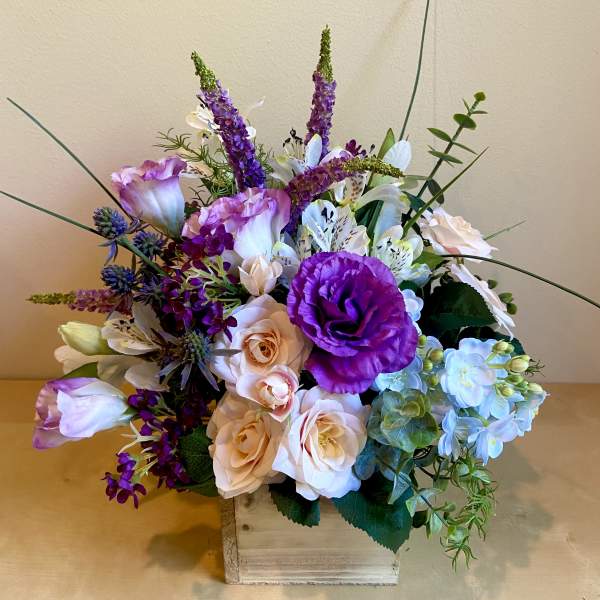 Lavender Breeze - Silk Floral Arrangement