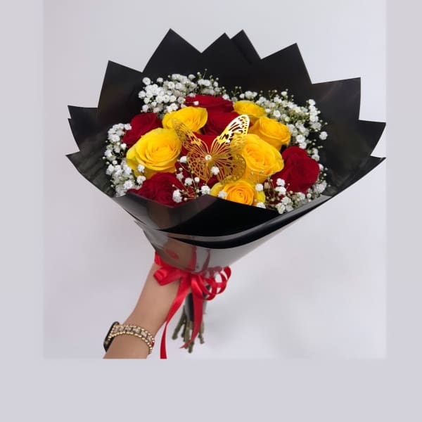 Ramo 12 rosas mix
