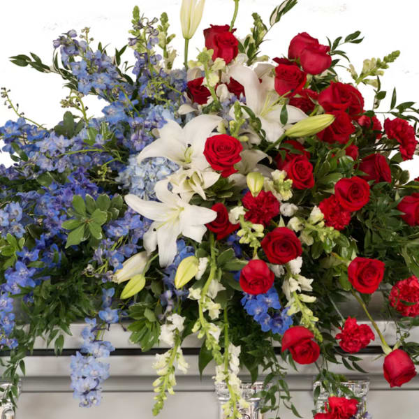 Dearly Patriotic, Casket Spray