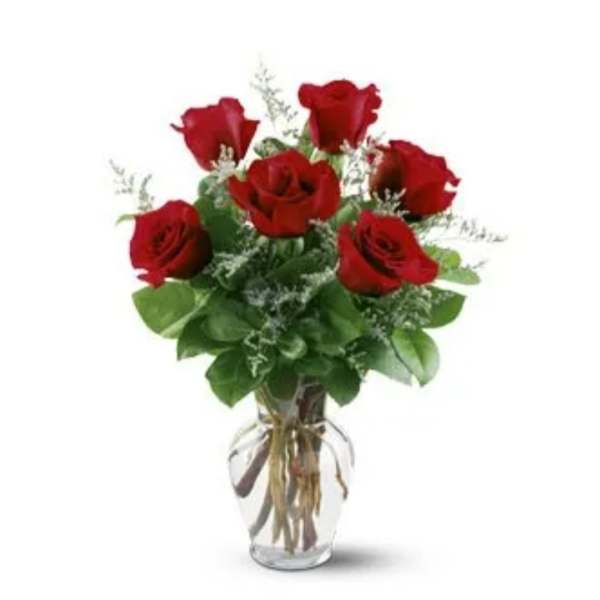 Half dozen roses