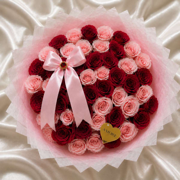Luxury Wrapped Rose Bouquet