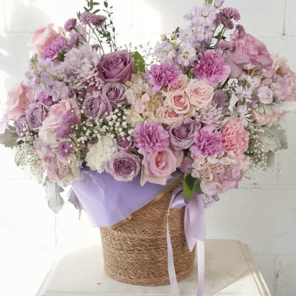 Lavender Garden Basket