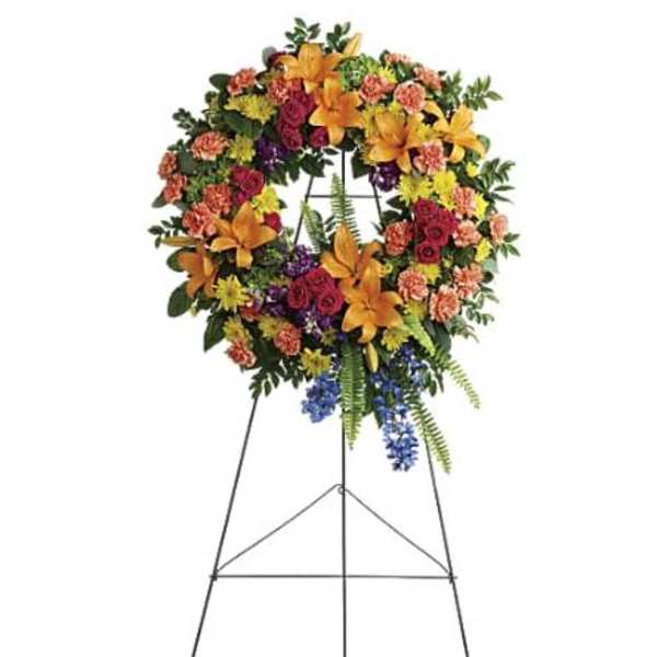 Colorful Serenity Wreath