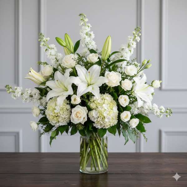 White Garden Vista Flower