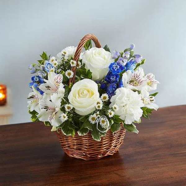 Peace, Prayers & Blessings Blue & White