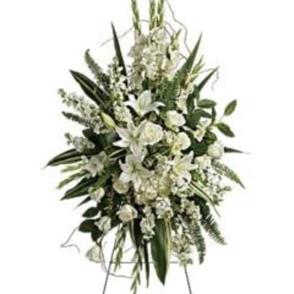 Heartfelt Sympathy White Spray