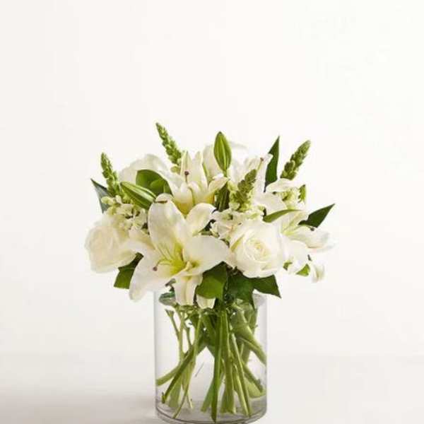 Classic All White Flower