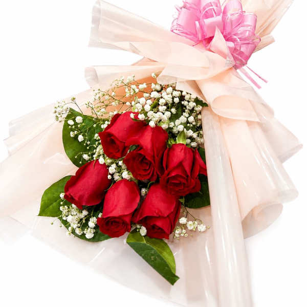 Half Dozen - Red Roses