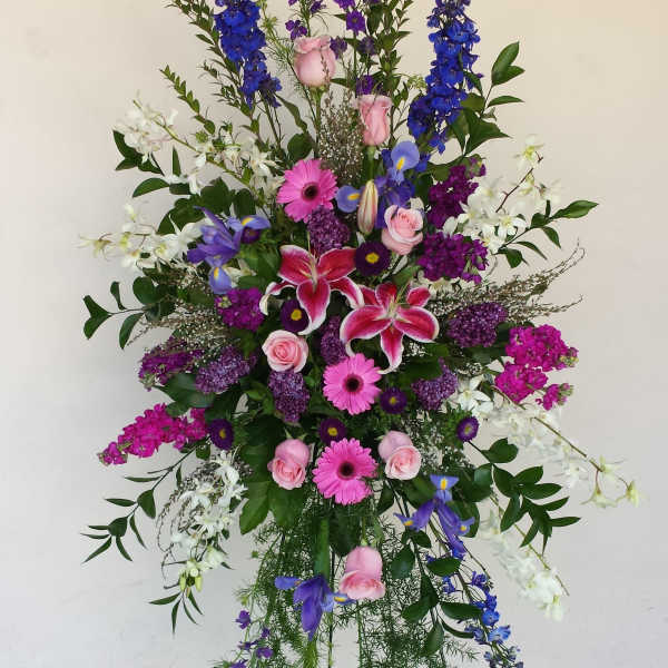 Soft Elegance Standing Arrangement