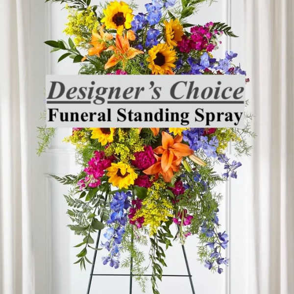Funeral Standing Spray Designer's Choice