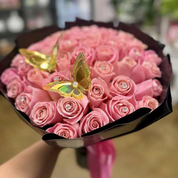 Pink Rose Bouquet