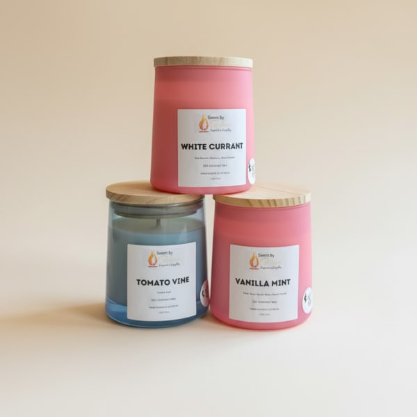 Scents By Radiance - 6oz. Soy Coconut Candles