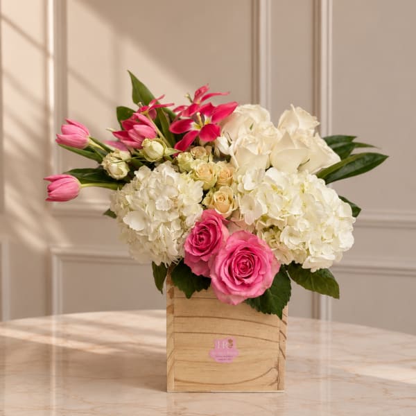 Blush Tulip Box