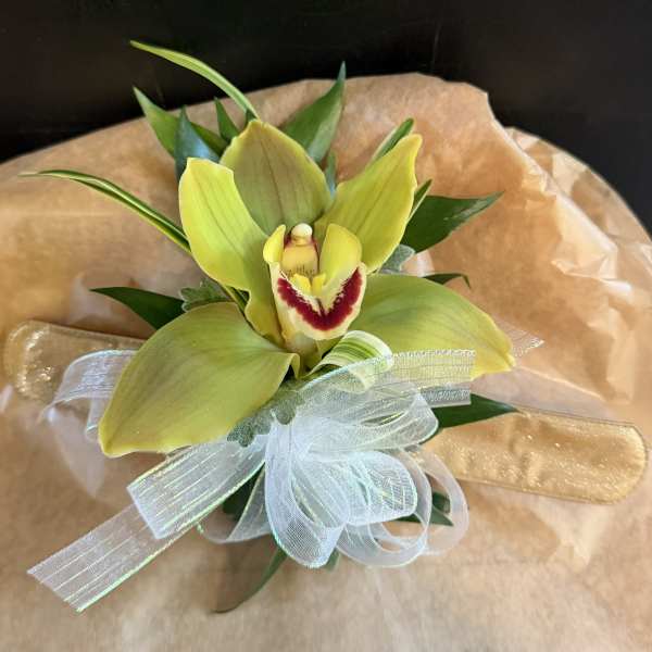 Cymbidium Wrist Corsage