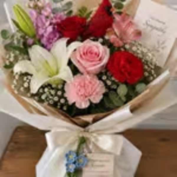 Sympathy Mixed Flower Vase Package