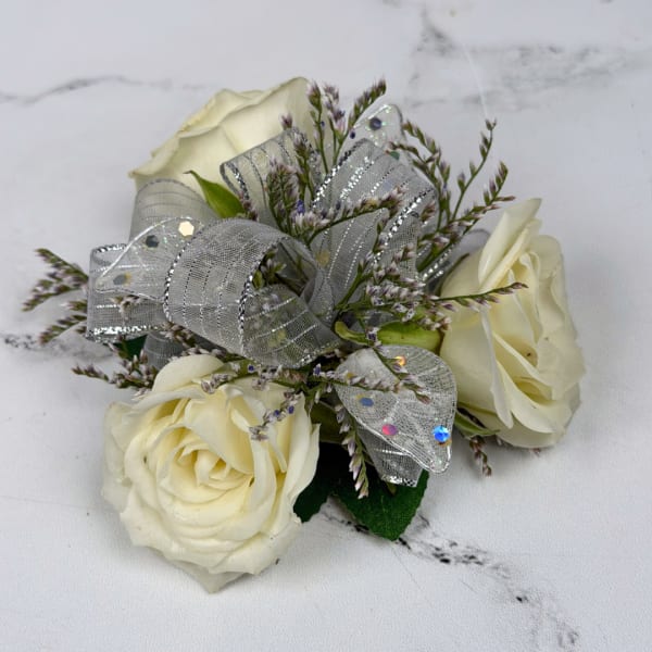 Opal 3 Rose Wrist Corsage