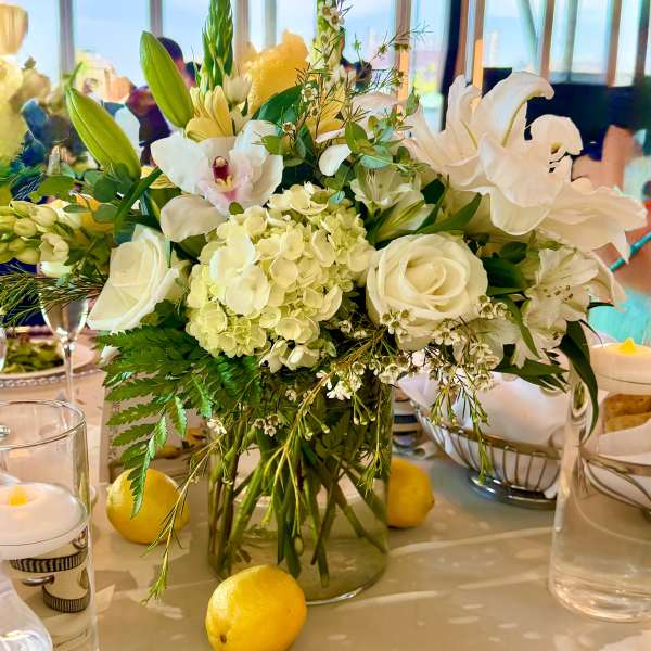 Lemon Garden Centerpiece