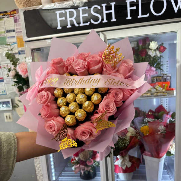 bouquet con chocolates By Special Moment´S