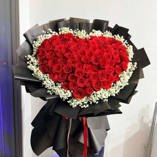 ramo bouquet de corazon By Special Moment´S