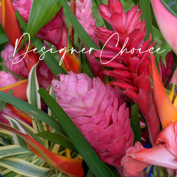 Designer Choice Tropical Sympathy Arrangement
