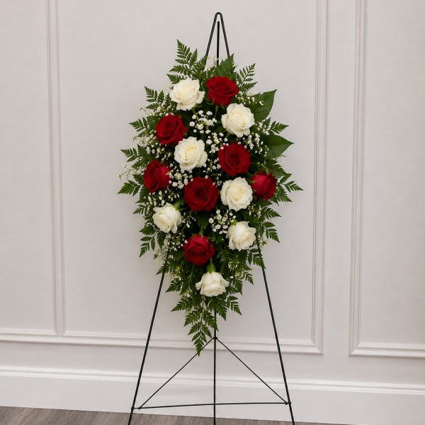 Small Rose Hanging Spray