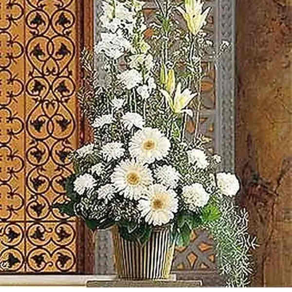Tall White Arrangement