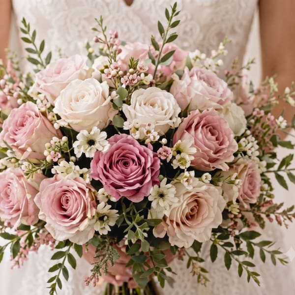 Sweetly Pink Bridal Bouquet