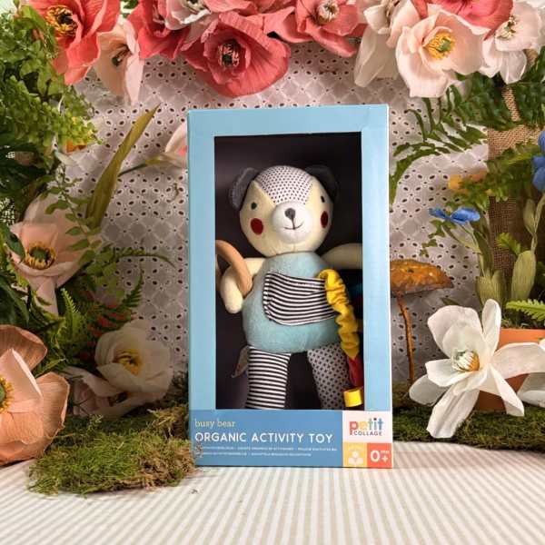 Organic Busy Bear Activity Toy