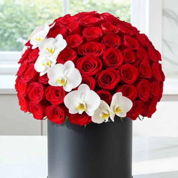 Fresh Red Roses Box
