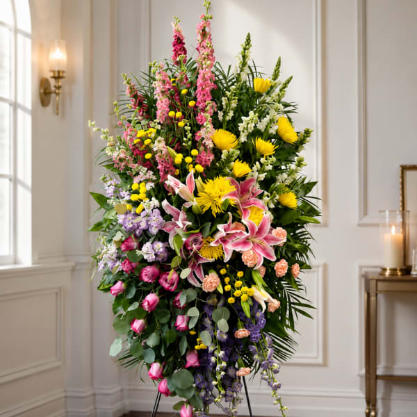 Lilies and Blooms Standing Spray