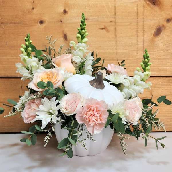 Blush Pumpkin Elegance