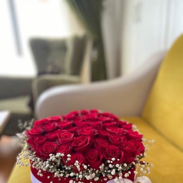 caja con rosas By Special Moment´S