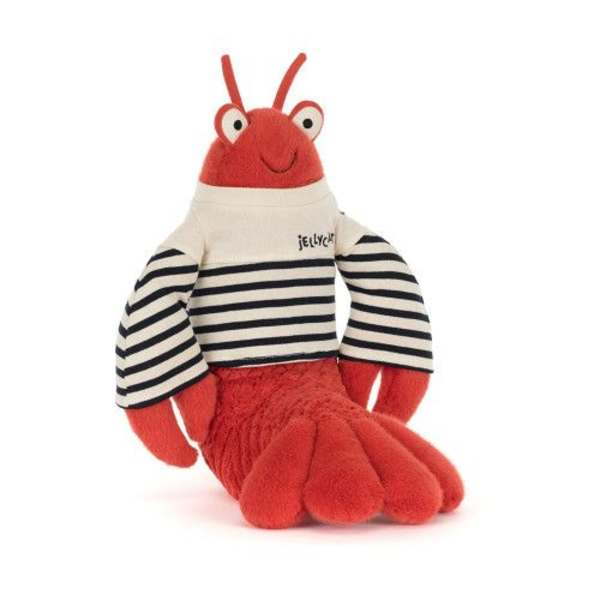 jellycat Larry Lobster in a sailor suit