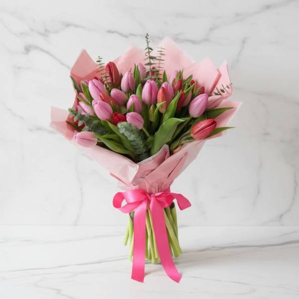 Happiness of Tulips