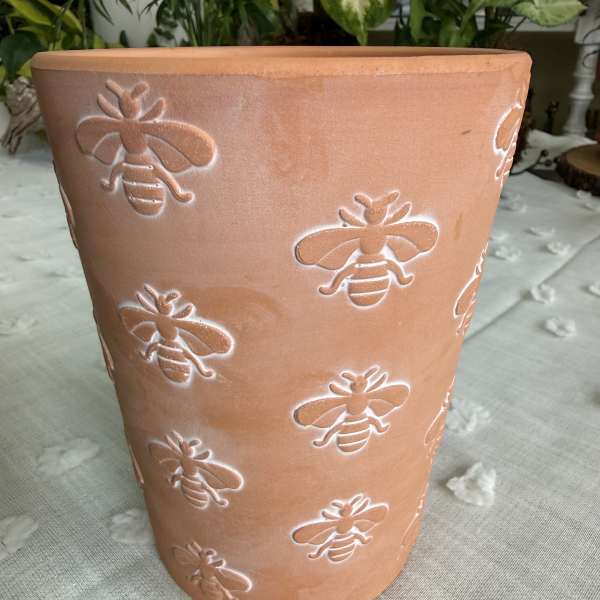 Bee Clay Pot for Plants