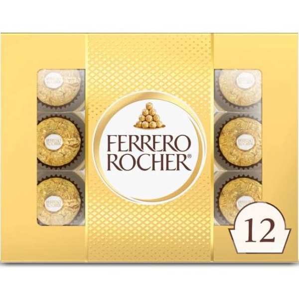 Ferrero Rocher chocolate gift box with 12 pieces