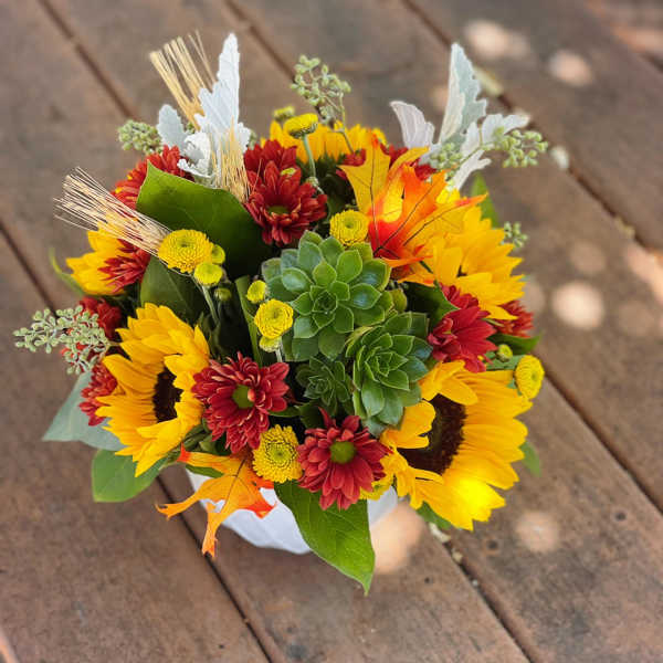 Fall Garden by Bee