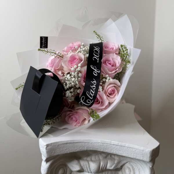 Blush Rose Graduation Bouquet