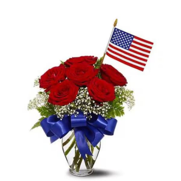 Star Spangled Roses Bouquet