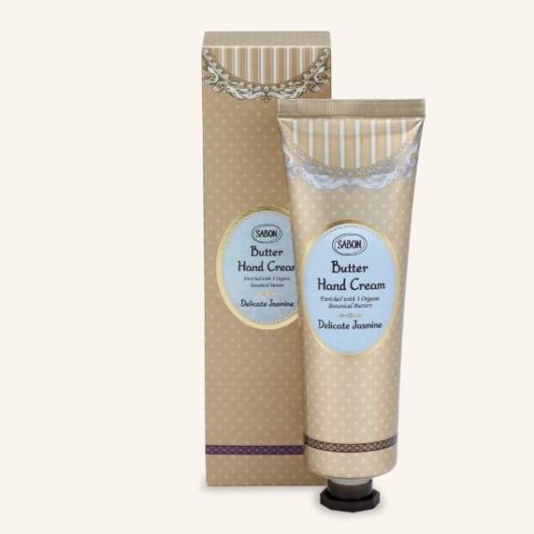Tube of hand cream in a decorative box