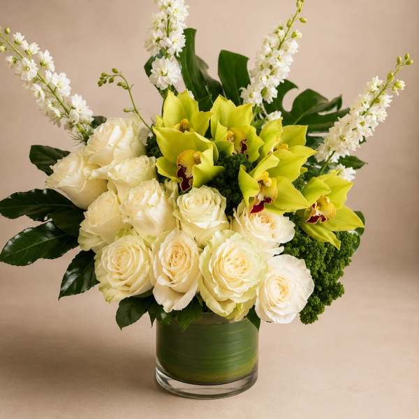 Ivory Orchid Elegance
