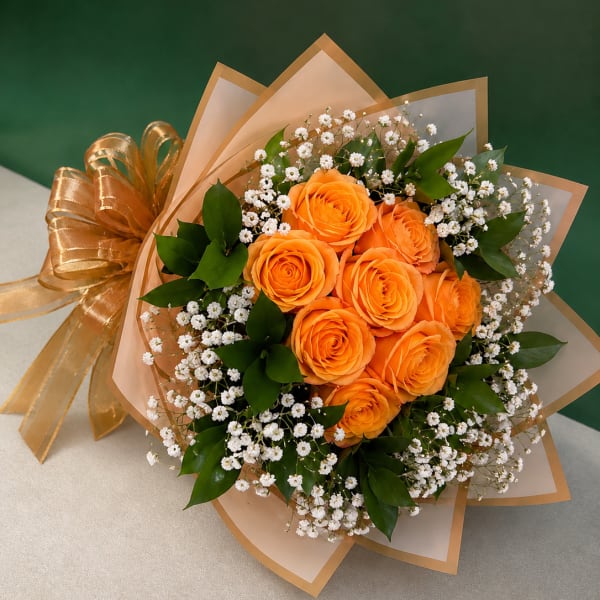 Citrus Glow Bouquet