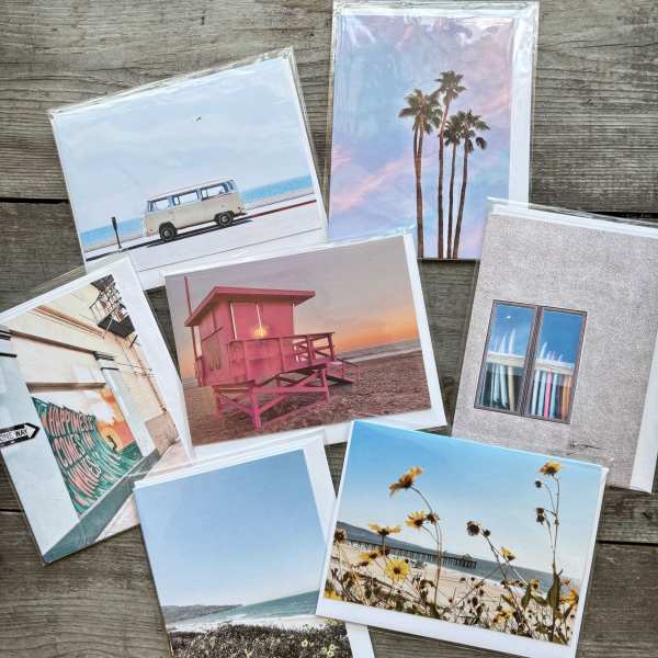 Hand Written Coastal Cards