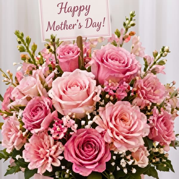 Pink Rose Garden Box