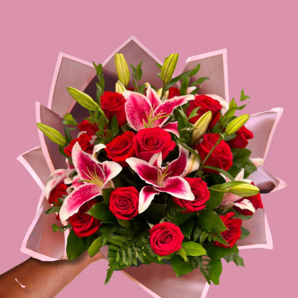 Roses and Liles Bouquet